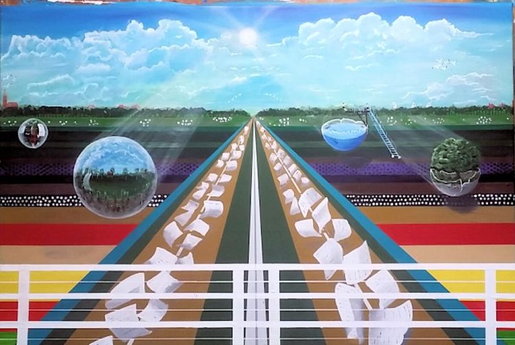 2020. Voor mij nieuwe technieken gebruikt. Een ontdekkingsreis van Besseling Art. Leo Besseling.